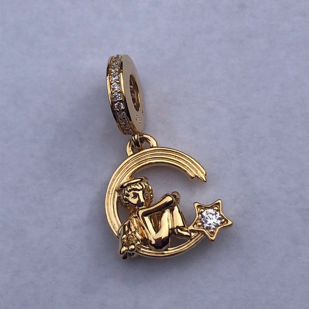 PANDORA Angel and Shooting Star Dangle Charm